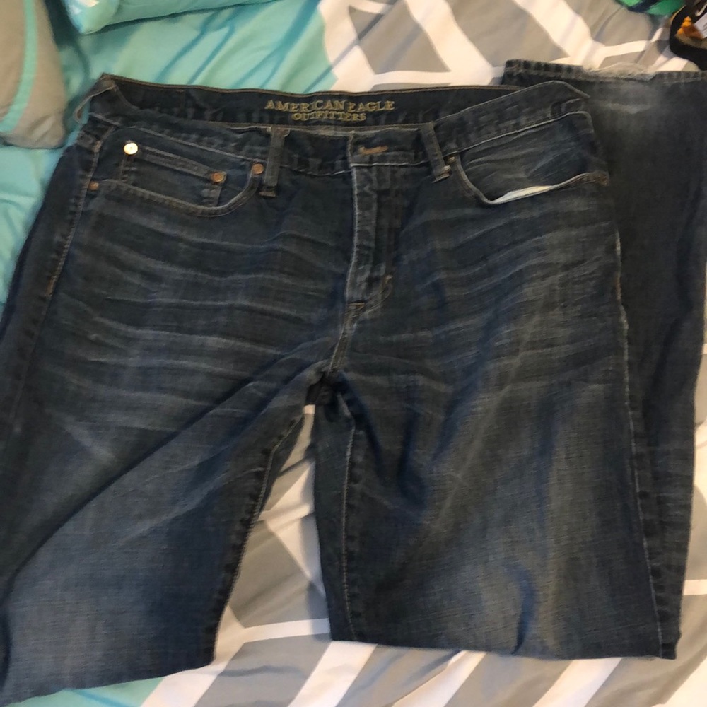 American Eagle Relaxed straight jeans